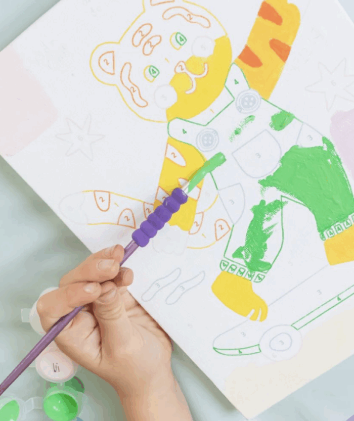 La Petite Epicerie Ζωγραφική με αριθμούς για παιδιά Tit Skate - Image 2